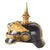 Original Imperial German WWI Prussian Garde Grenadier Officer’s Pickelhaube Helmet with Interchangeable Parade Plume & Spike