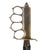 Original U.S. WWI Model 1918 Mark I Trench Knife by L. F. & C. with Matching Steel Scabbard