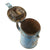 Original Dutch WWII Winterhulp Nederland (WHN) Street Collection Donation Can with Internal Rattle Rings – Repainted