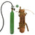 Original U.S. WWII Army Air Forces Bailout Breathing Oxygen Bottle with Carrier & Original Hose Original Items