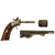 Original U.S. Civil War Era French Style Engraved 9mm Smoothbore Percussion Revolver with Belgian Proofs Original Items