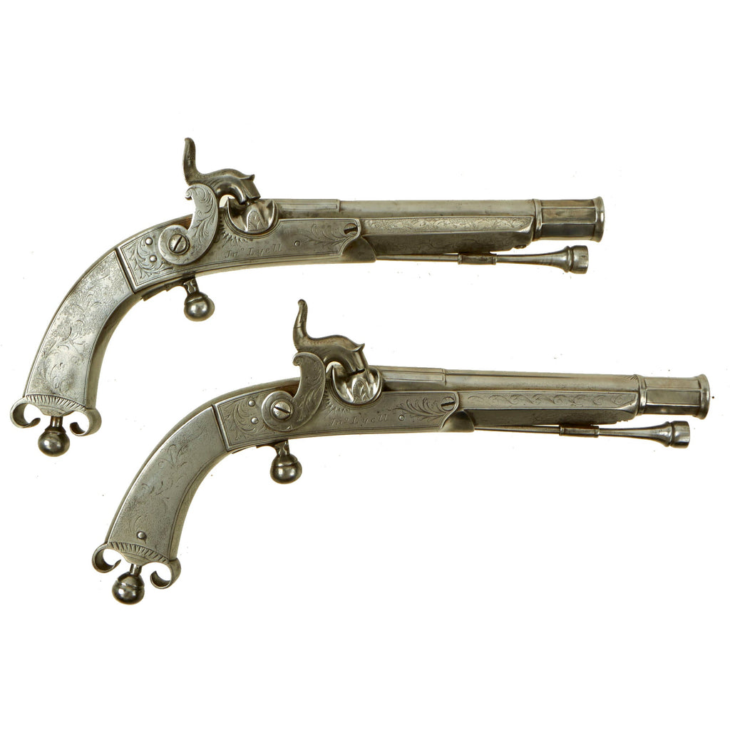 Original 1840 Scottish Matched Pair of All Steel Highland Belt 