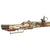 Original Circa 1580 German Combination Wheellock Matchlock Gun with Engraved Inlaid Staghorn Original Items