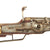 Original Circa 1580 German Combination Wheellock Matchlock Gun with Engraved Inlaid Staghorn Original Items