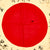 Original Japanese WWII Hand Painted Cloth Good Luck Flag With Temple Stamp - 27” x 34” Original Items