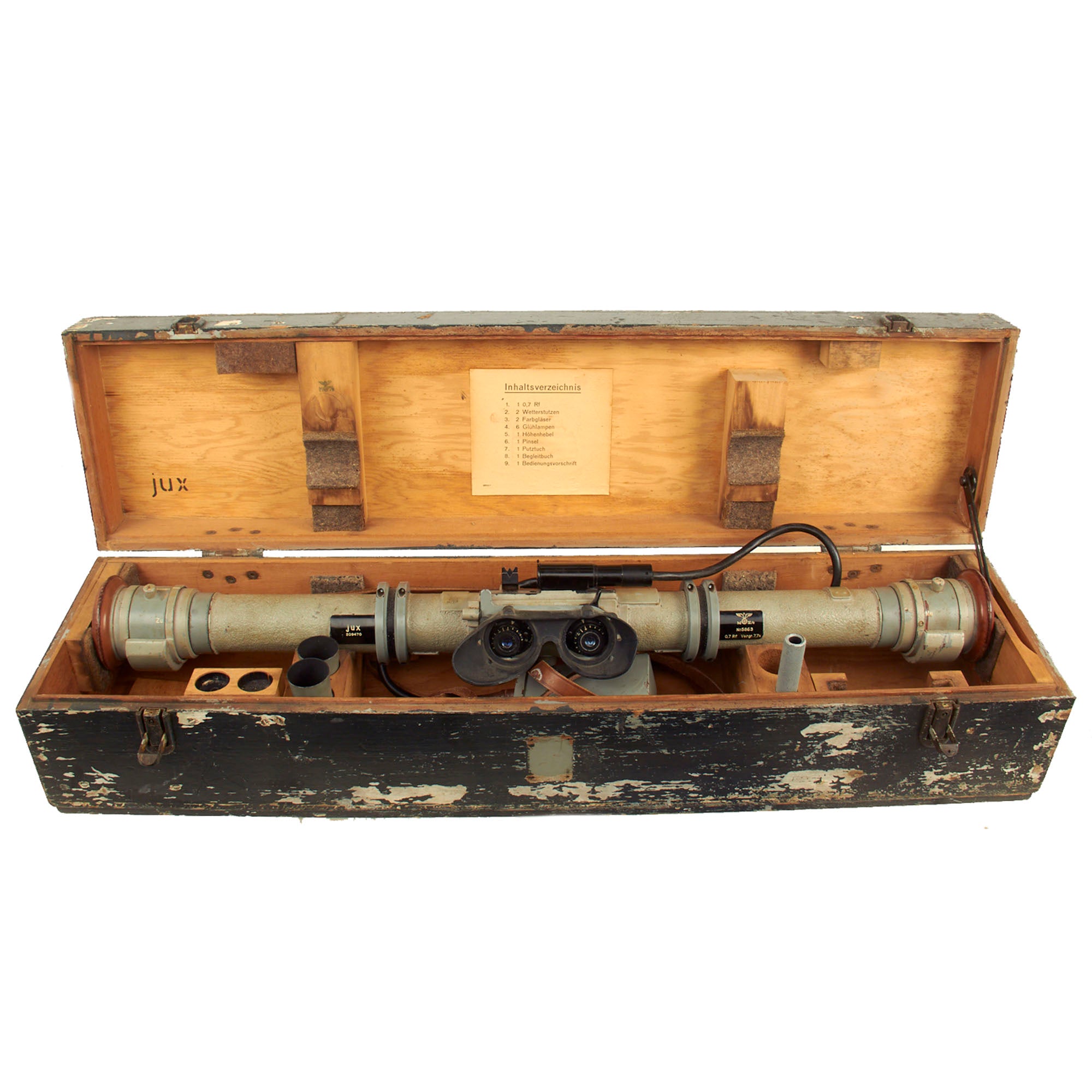 Original German WWII Kriegsmarine 7 7 0 7m Stereoscopic Rangefinder B original-german-wwii-kriegsmarine-7-7-0-7m-stereoscopic-rangefinder-b