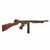 Original U.S. WWII Thompson M1928A1 Display Submachine Gun Serial NO.S-294570 - Original WW2 Parts Original Items