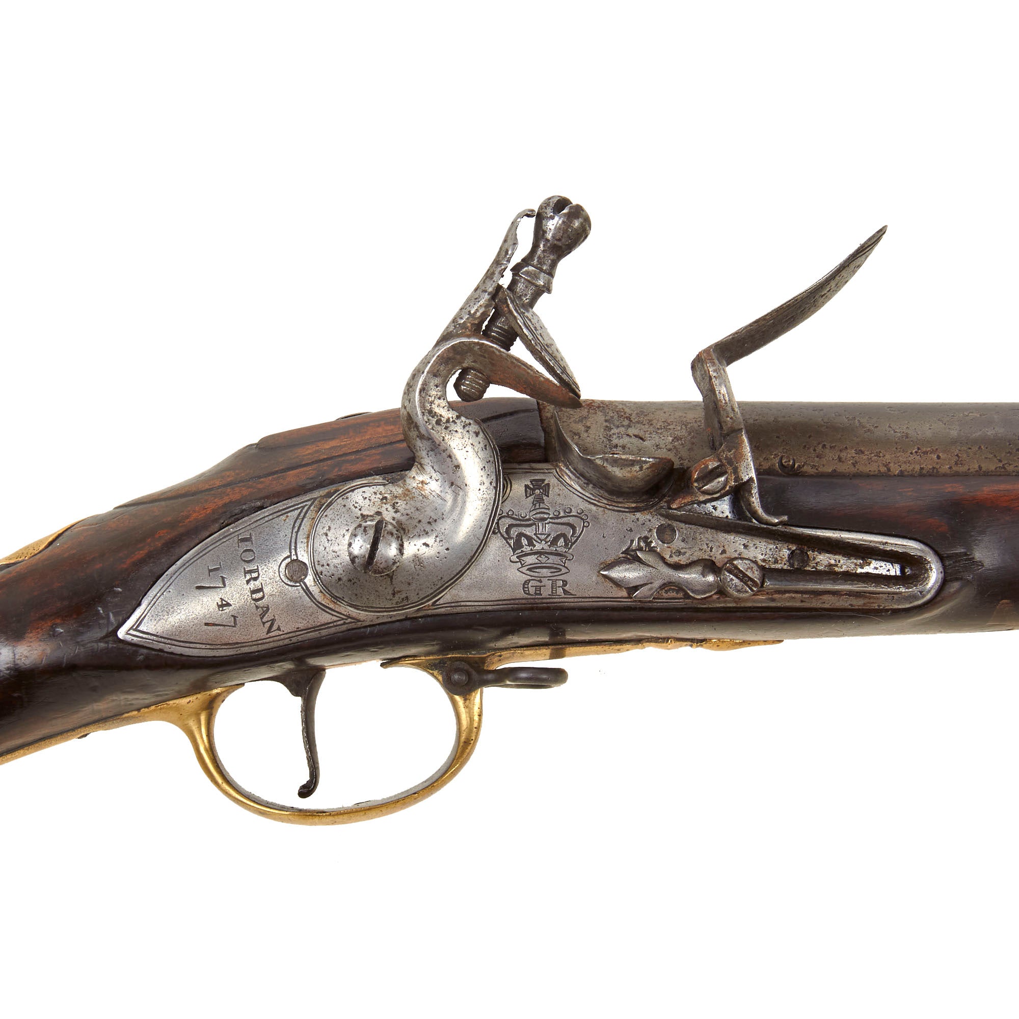 Original Revolutionary War Era British Long Land Pattern Brown Bess Mu ...