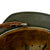 Original German WWII M40 Refurbished SS Ardennes Winter Medic Sanität Helmet - Stamped EF66 Original Items