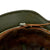 Original German WWII M40 Refurbished 12th SS Panzer HJ at Caan & Falaise Camouflage Helmet - Stamped EF66 Original Items