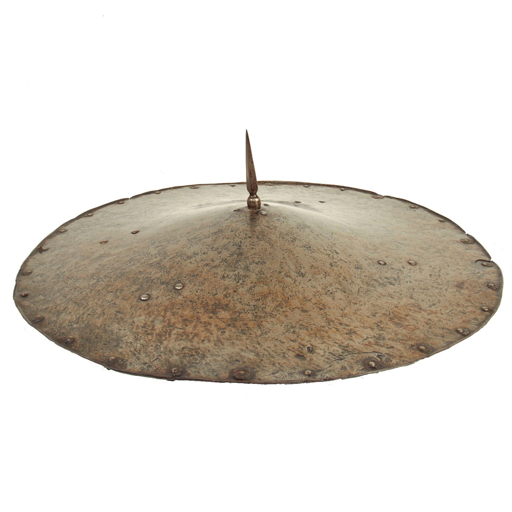 Original Early 17th South German (Nürnberg) Iron Infantry Shield of Shot-Proof Weight - Circa 1600 Original Items