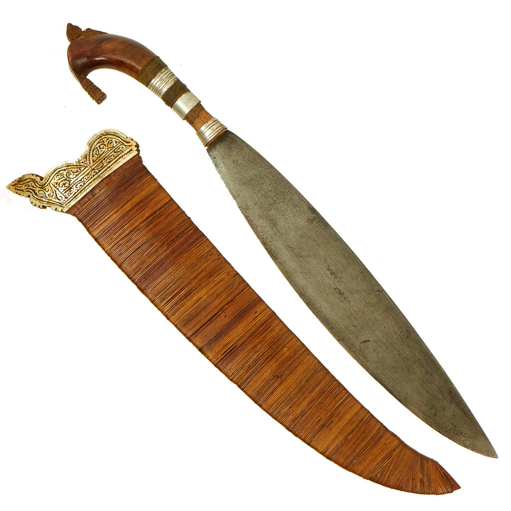 DRAFT Original 18th Century Balinese Indonesian Kris Dagger With Ornately Carved “Glorious Face” Kirtimukha Motif Scabbard Original Items
