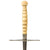 Original French Early 18th Century Left Hand Dirk with Ivory Grip & Silver Crossguard Original Items