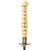 Original French Early 18th Century Left Hand Dirk with Ivory Grip & Silver Crossguard Original Items