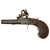 Original British Napoleonic Era Engraved .45 Cal. Flintlock Pocket Pistol Made in Liège, Belgum Retailed by Thomson of London - Circa 1790 Original Items