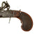 Original British Napoleonic Era Engraved .45 Cal. Flintlock Pocket Pistol Made in Liège, Belgum Retailed by Thomson of London - Circa 1790 Original Items