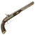 Original British Circa 1830 Rifled Percussion Pistol Sold by R.B. RODDA LONDON & CALCUTTA with Silver Lion Head Pommel Original Items