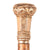 Original U.S. Indian Wars Era Toledo-Made Sword Cane Stick with Engraved “Gold” Handle & Bamboo Shaft - Presented to Colonel J. J. Lawrence in 1887, 125th Pennsylvania Volunteer Infantry Original Items