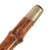 Original U.S. Indian Wars Era Toledo-Made Sword Cane Stick with Engraved “Gold” Handle & Bamboo Shaft - Presented to Colonel J. J. Lawrence in 1887, 125th Pennsylvania Volunteer Infantry Original Items