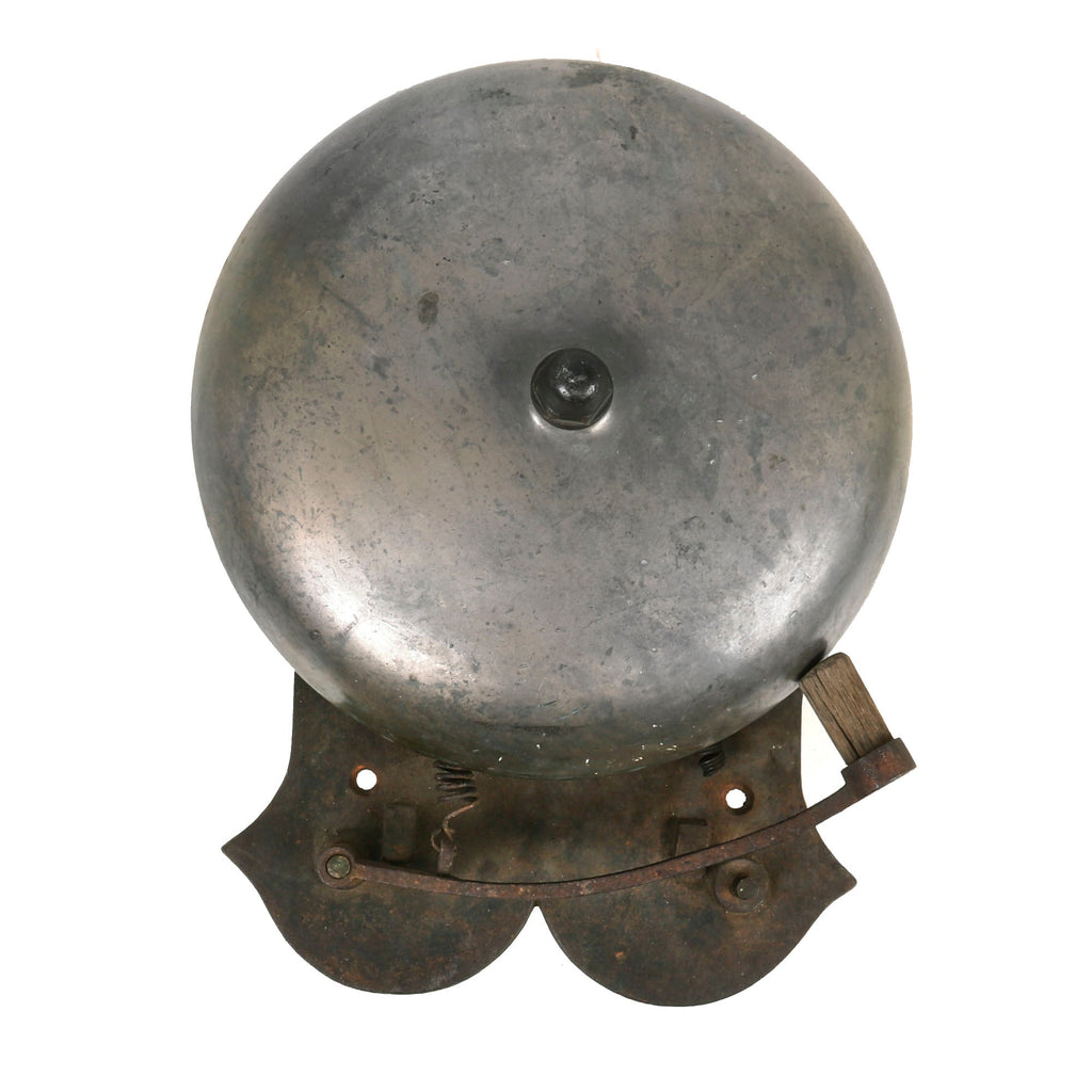 Original U.S. 1890-1930 Era Substantial Boxing Bell with Spring-Loaded Hammer Original Items