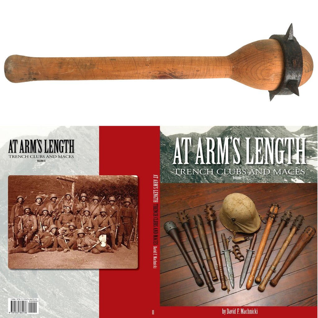 Original Austro-Hungarian Trench Club with Four Spiked-Band - Collection of David F. Machnicki Author of At Arm's Length Series Original Items