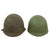 Original U.S. WWII M1-C Paratrooper Rear Seam Swivel Bale Helmet with Jump Liner by Firestone