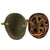 Original U.S. WWII M1-C Paratrooper Rear Seam Swivel Bale Helmet with Jump Liner by Firestone