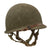 Original U.S. WWII M1-C Paratrooper Rear Seam Swivel Bale Helmet with Jump Liner by Firestone