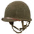 Original U.S. WWII M1-C Paratrooper Rear Seam Swivel Bale Helmet with Jump Liner by Firestone