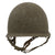Original U.S. WWII M1-C Paratrooper Rear Seam Swivel Bale Helmet with Jump Liner by Firestone
