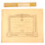 Original U.S. WWI USMC Croix de Guerre Certificate Named to Marine KIA at Soissons in Original Shipping Tube - Fred Byron Gruver - 2x Silver Star Recipient Original Items