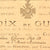Original U.S. WWI USMC Croix de Guerre Certificate Named to Marine KIA at Soissons in Original Shipping Tube - Fred Byron Gruver - 2x Silver Star Recipient Original Items