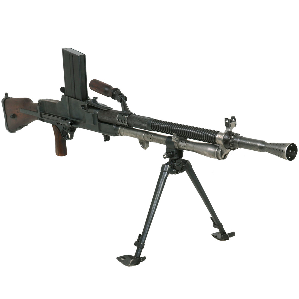 Original Czech Pre-WWII Yugoslavian Contract ZB-30J German MG30(t) Display Machine Gun Serial 69 with 8mm Bren Magazine Original Items