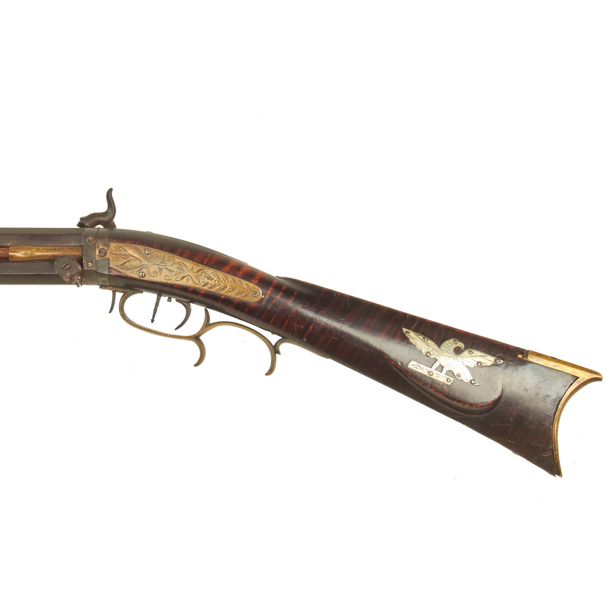 Original U.S. Pennsylvania Swivel Breech Double Barrel Percussion Rifl ...