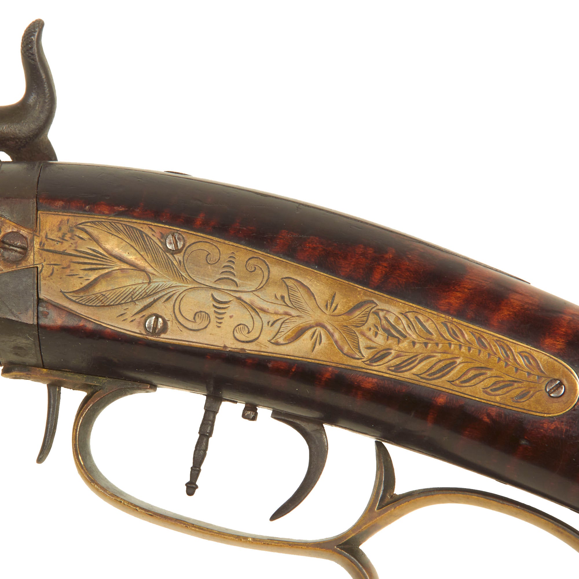 Original U.S. Pennsylvania Swivel Breech Double Barrel Percussion Rifl ...