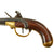 Original French Modèle 1777 Brass Frame Flintlock Cavalry Pistol by Maubeuge Arsenal with Intact Belt Hook - Circa 1780 Original Items