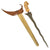 Original Indonesian East Indies Kris Dagger from the Island of Madura with Carved Hippo Tusk Handle - Circa 1820-1850 Original Items
