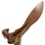 Original Indonesian East Indies Kris Dagger from the Island of Madura with Carved Hippo Tusk Handle - Circa 1820-1850 Original Items