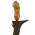 Original Indonesian Kris Dagger from the Island of Madura with Carved Hippo Tusk Handle & Flamed Wood Scabbard - Circa 1820 Original Items