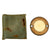 Original U.S. WWII Paratrooper D-Day Normandy Invasion Clip On Luminous Disc Helmet Marker With Original Pouch Original Items