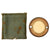Original U.S. WWII Paratrooper D-Day Normandy Invasion Clip On Luminous Disc Helmet Marker With Original Pouch Original Items