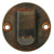 Original U.S. WWII Paratrooper D-Day Normandy Invasion Clip On Luminous Disc Helmet Marker With Original Pouch Original Items