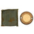 Original U.S. WWII Paratrooper D-Day Normandy Invasion Clip On Luminous Disc Helmet Marker With Original Pouch Original Items
