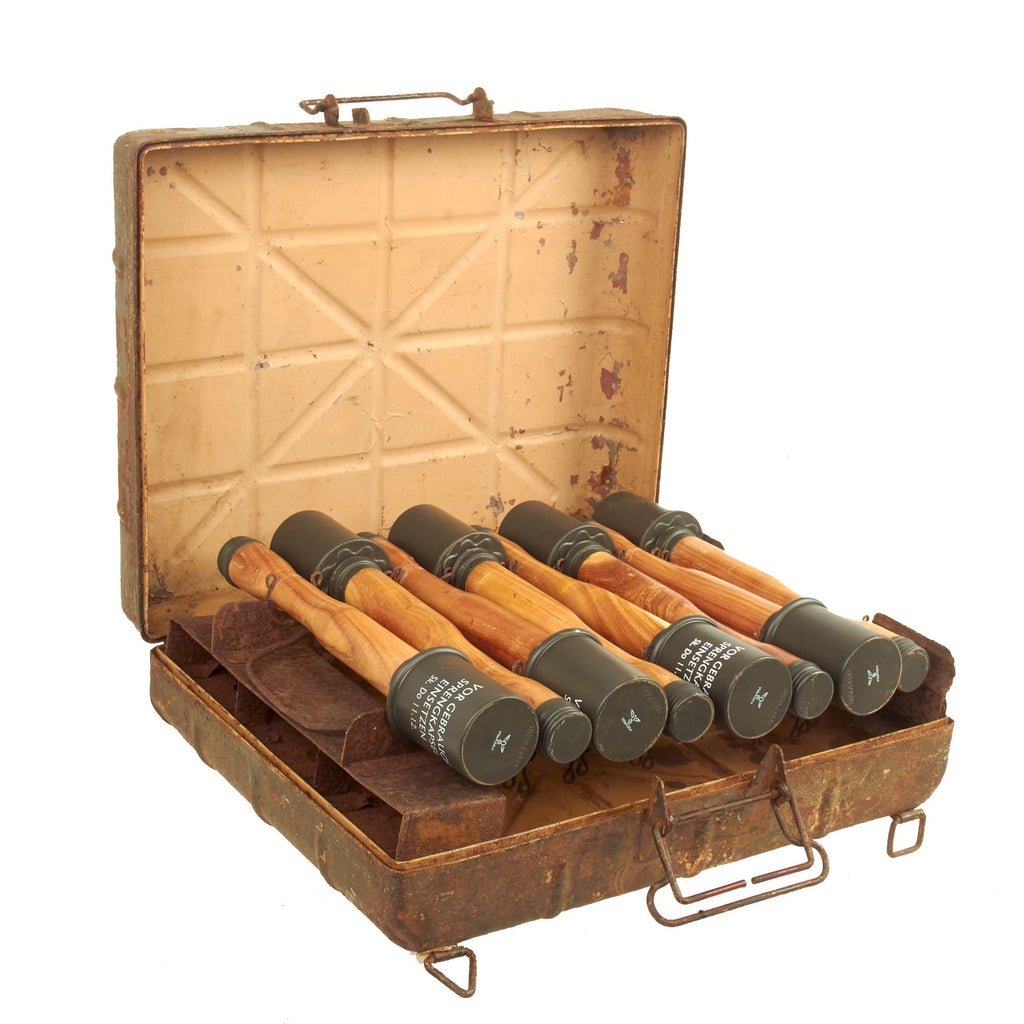 Original German WWII M24 Stick Grenade Case with Original Internal 