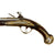 Original 18th Century Silver and Brass Inlaid Italian Flintlock Pistol by Giulio Stornat of Brescia with Carved Stock - Circa 1730 Original Items