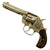 Original U.S. Colt Nickel Plated M1878 Frontier Six Shooter .44-40 4 3/4" Barrel D.A. Revolver made in 1897 - Serial 37512 Original Items
