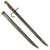 Original Japanese WWII Arisaka Type 30 Hooked Quillon Bayonet by Hikari Seiki Seisakusho Arsenal with Scabbard & Frog Original Items