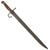 Original Japanese WWII Arisaka Type 30 Hooked Quillon Bayonet by Hikari Seiki Seisakusho Arsenal with Scabbard & Frog Original Items