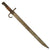 Original Japanese WWII Early Arisaka Type 30 Hooked Quillon Bayonet by Unknown Company Under Kokura Supervision with Scabbard Original Items