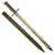 Original WWI Swiss Model 1914 Pioneer Sawback Sword Bayonet by Waffenfabrik Neuhausen with Scabbard Original Items